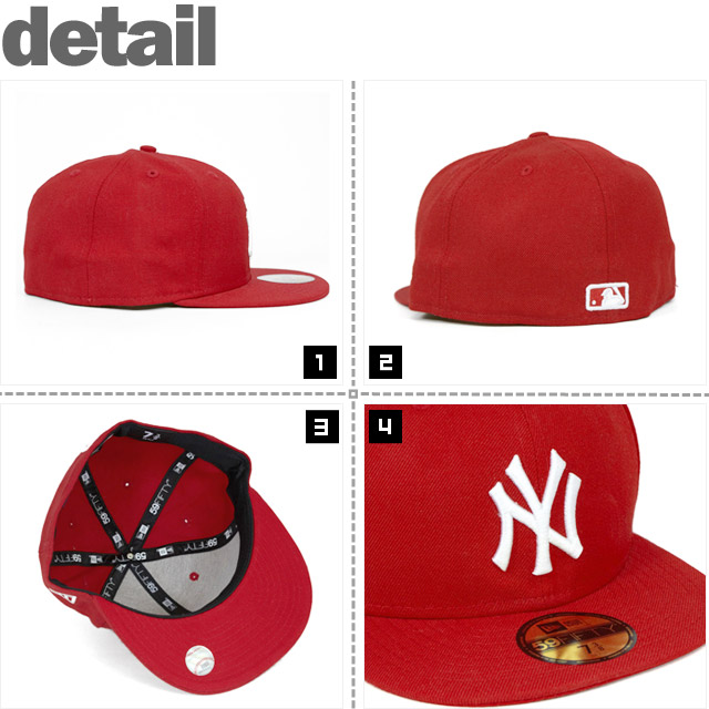 ニューエラ) NEWERA BASIC MLB CUSTOM 59FIFTY ニューヨーク・ヤンキース (CAP)(11308546-SC×WH)  キャップ 帽子 国内正規品 LEVEL6