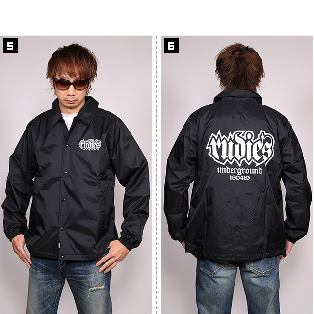 (ルーディーズ) RUDIE'S SPARK COACH JACKET (JACKET)(84600-BK) ジャケット コーチジャケット ナイロン  国内正規品