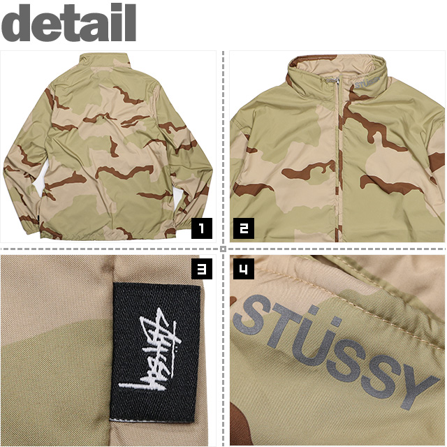 美品 STUSSY Mock Shell Jacket  サイズ M  カモフラ