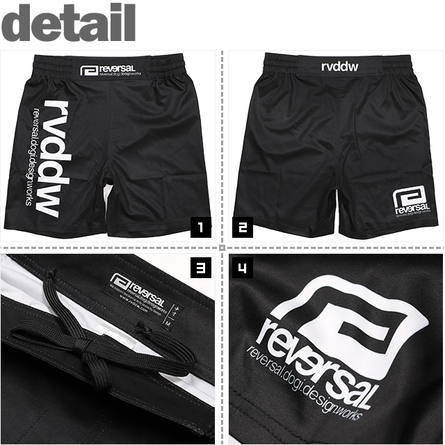 (リバーサル) reversal NEW rvddw SHORTS (SS:PANTS)(rvbs016-BK) ボトムス ショートパンツ  ファイトショーツ 国内正規品