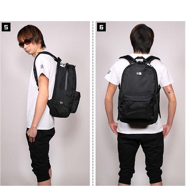 ニューエラ) NEWERA LIGHT PACK PRINT LOGO (BAG)(COLOR:BK