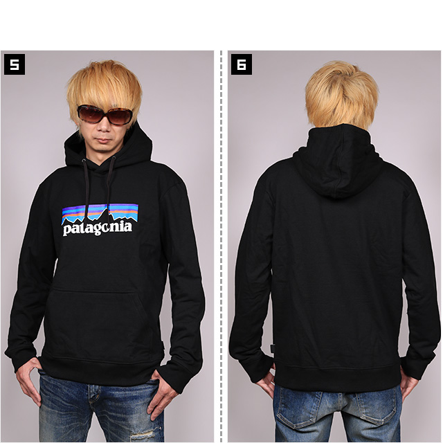 (パタゴニア) PATAGONIA M'S P-6 LOGO UPRISAL HOODY (HOODED)(39539-BK) スウェット パーカー  プルオーバー メンズ・P-6ロゴ・アップライザル・フーディ レギュラー・フィット 国内正規品