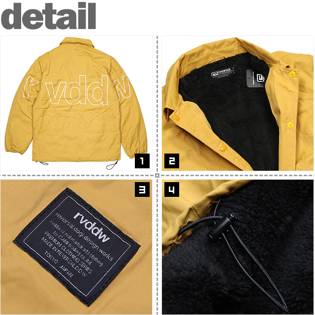 リバーサル) reversal BOA COACH JACKET (JACKET)(rv18aw004-MS