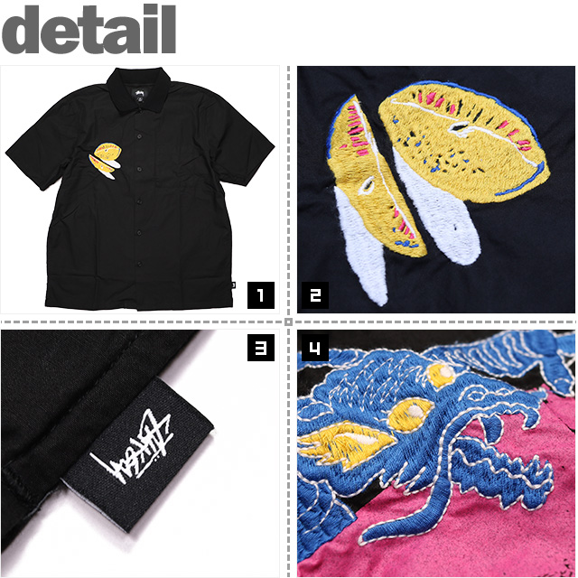 stussy dragon cocktail shirt