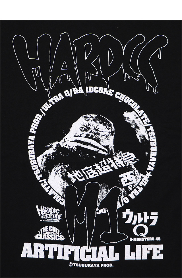 ハードコアチョコレート ウルトラQ 異次元列車 ブラック Mサイズ 廃盤 円谷 楽天市場】(ハードコアチョコレート) HARDCORE CHOCOLATE ダダB