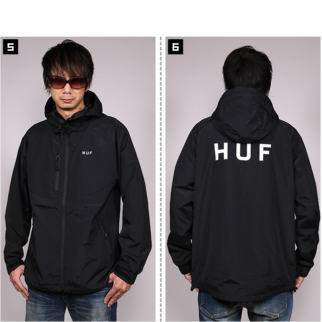 ハフ) HUF STANDARD SHELL 2 JACKET (JACKET)(JK00157-BK