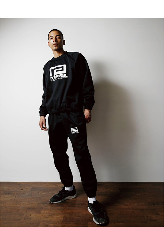 リバーサル) reversal BASIC SAUNA SUIT (SET UP)(rvbs032-BK