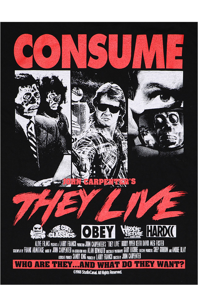 帯あり　LD 　ゼイリブ　THEY LIVE ゼイリブ THEY LIVE【ゼイリブ】Tシャツ : NO-REMORSE - 通販 - Yahoo