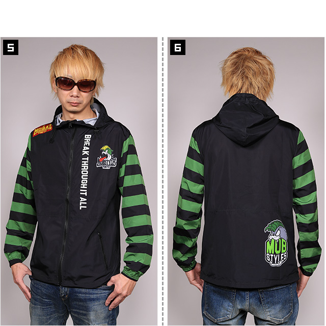 モブスタイル ナイロンジップジャケット モブスタイルス) MOBSTYLES MOSH NYLON ZIP JKT (JACKET)(COLOR