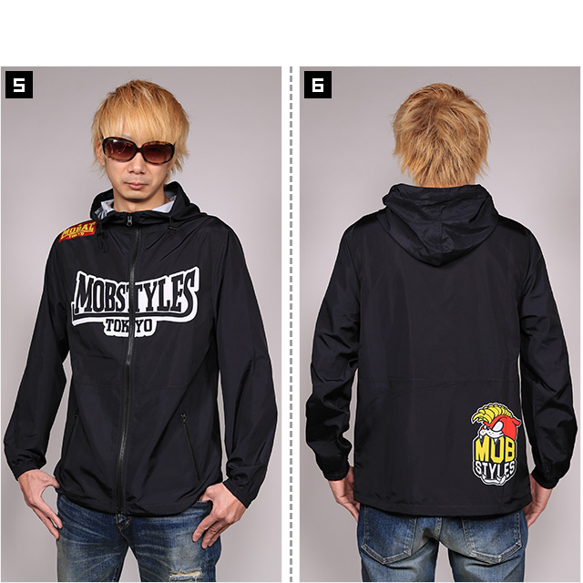モブスタイル ナイロンジップジャケット モブスタイルス) MOBSTYLES MOSH NYLON ZIP JKT (JACKET)(COLOR
