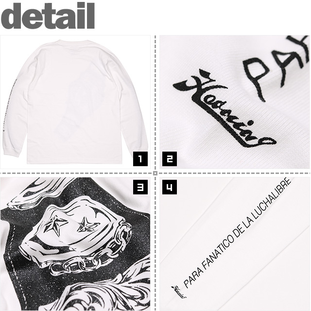 ハオミン) HAOMING CHAMPION BELT LS TEE (LS:TEE)(201-01-WH