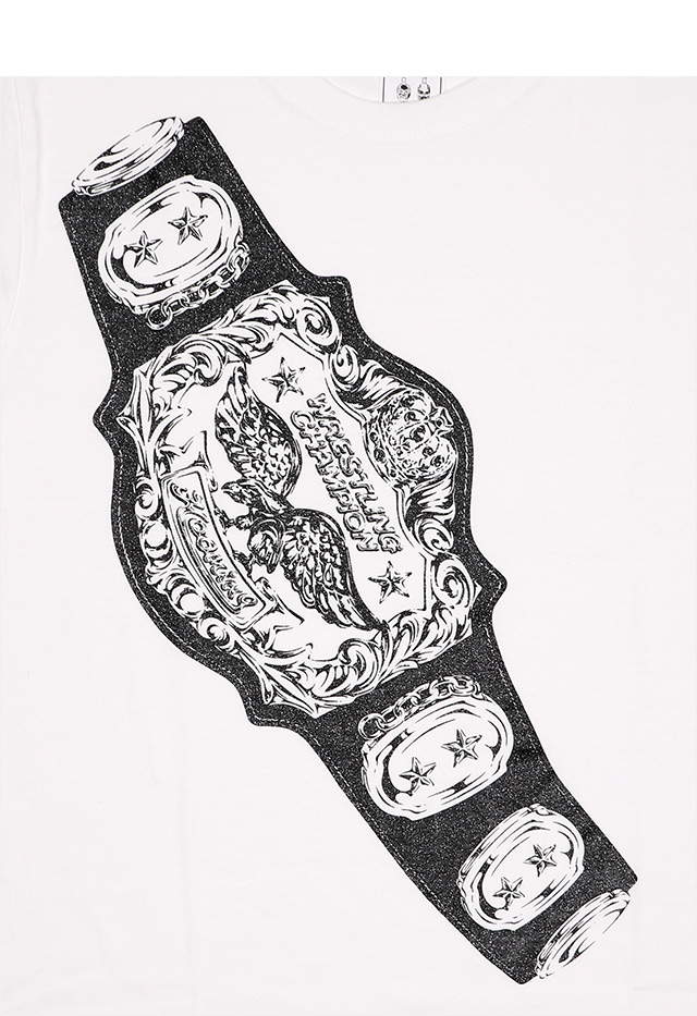 ハオミン) HAOMING CHAMPION BELT LS TEE (LS:TEE)(201-01-WH