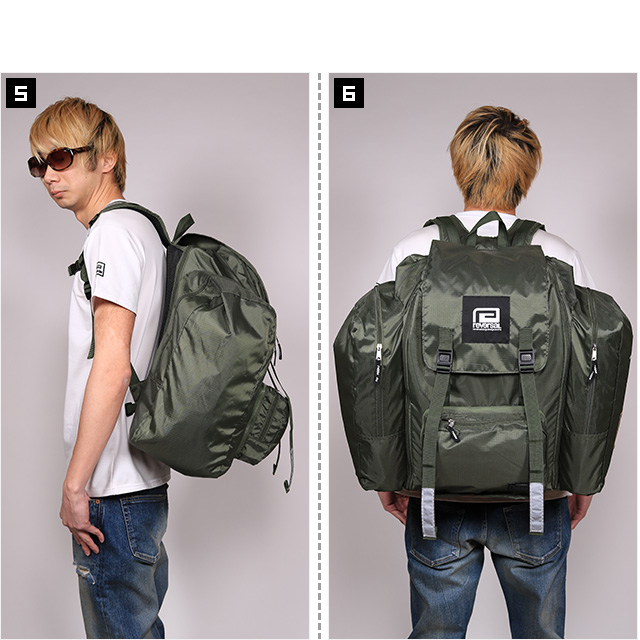 リバーサル) reversal rvddw SUMMER SCHOOL RUCKSACK (BAG)(rv20ss707-OL) バッグ 鞄 リュック  デイパック 国内正規品