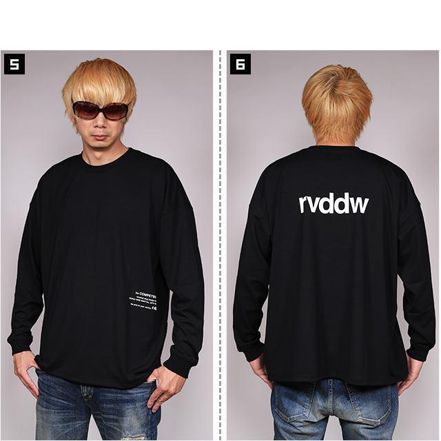 美品 reversal リバーサル ロンT ブラック M reversal】PEs MVS OVER