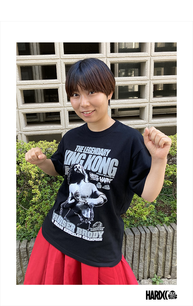 ブルーザー・ブロディ Tシャツ プロレス ハードコアチョコレート 超獣 ホワイト : [ハードコアチョコレート] ブルーザー・ブロディ