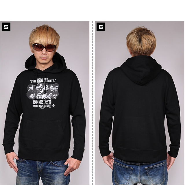 ハオミン) HAOMING×アントニオ猪木 BOM-BA-YE HOODIE (HOODED)(209-11