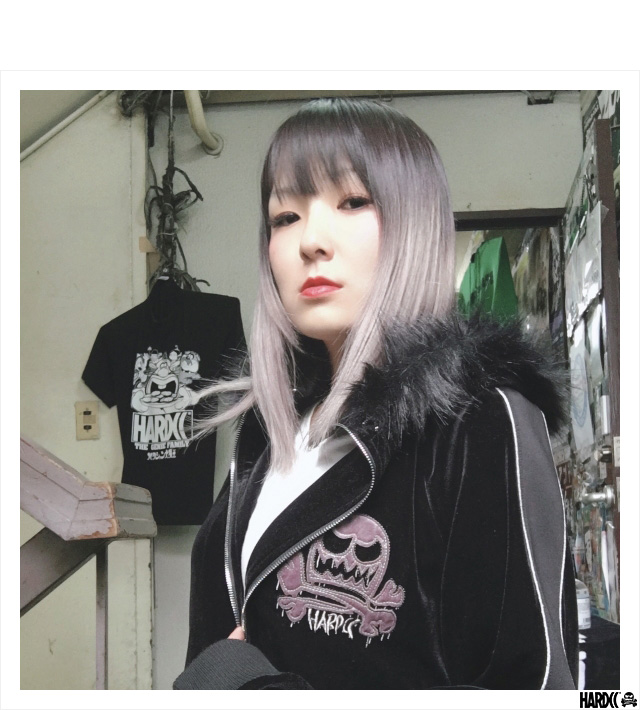 ハードコアチョコレート) HARDCORE CHOCOLATE HARDCC メルティングスカル ベロアジャン  (JACKET)(HGCC-1486-BK) ジャケット アウター オカルト・ミステリー 国内正規品