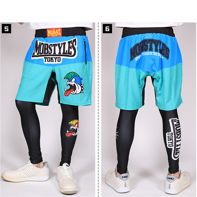 MOBSTYLES RUNNING MOSH PANTS BLUE