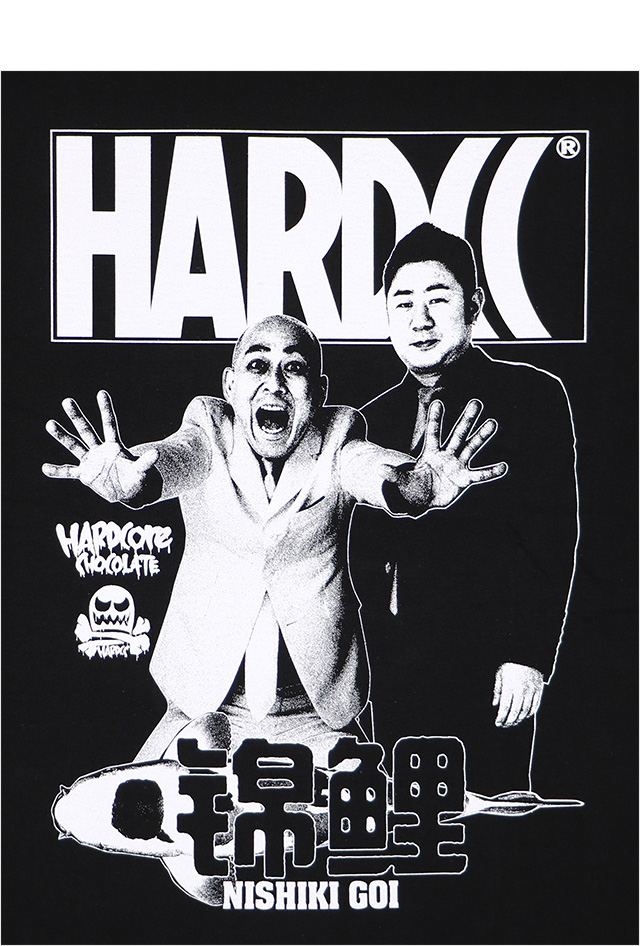 ハードコアチョコレート Hardcore Chocolate 錦鯉 Smaブラック Ss Tee T 1515em Bk Tシャツ 半袖 カットソー 漫才 お笑い ソニー ミュージックアーティスツ 国内正規品 Level6