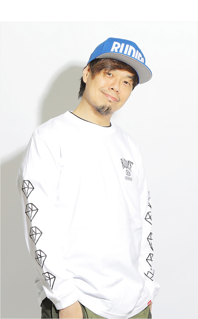 ルーディーズ) RUDIE'S DRAWING LS-T (LS:TEE)(85733-BK) ロンT