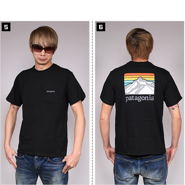 (パタゴニア) PATAGONIA M'S LINE LOGO RIDGE POCKET POCKET RESPONSIBILI TEE