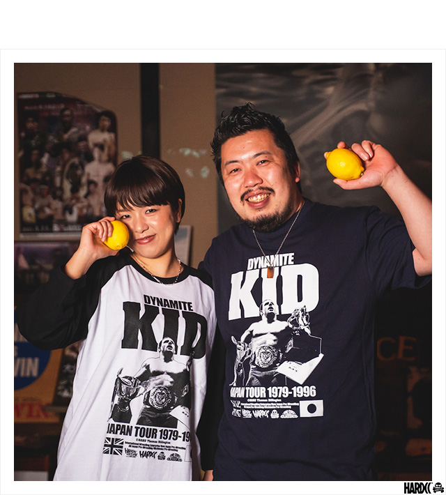 ダイナマイト・キッド DVD + 自伝本 + コアチョコTシャツ + もう1冊 爆弾小僧” ダイナマイト・キッド Tシャツ「DYNAMITE KID Japan