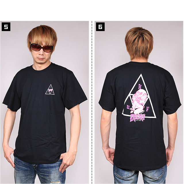HUF ROCKIN' JELLY BEAN Tシャツ Lサイズ HUF ハフ Tシャツ 半袖 メンズ ロッキン ジェリー ビーン RJB