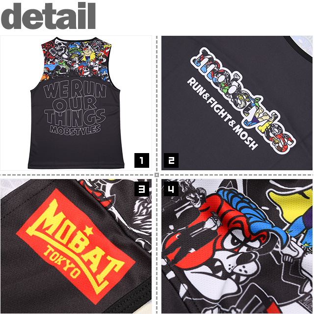 モブスタイルス) MOBSTYLES MOSH DRY NO SLEEVE TOO MANY (TANK
