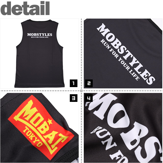 モブスタイルス) MOBSTYLES MOSH DRY NO SLEEVE TOO FEW (TANK
