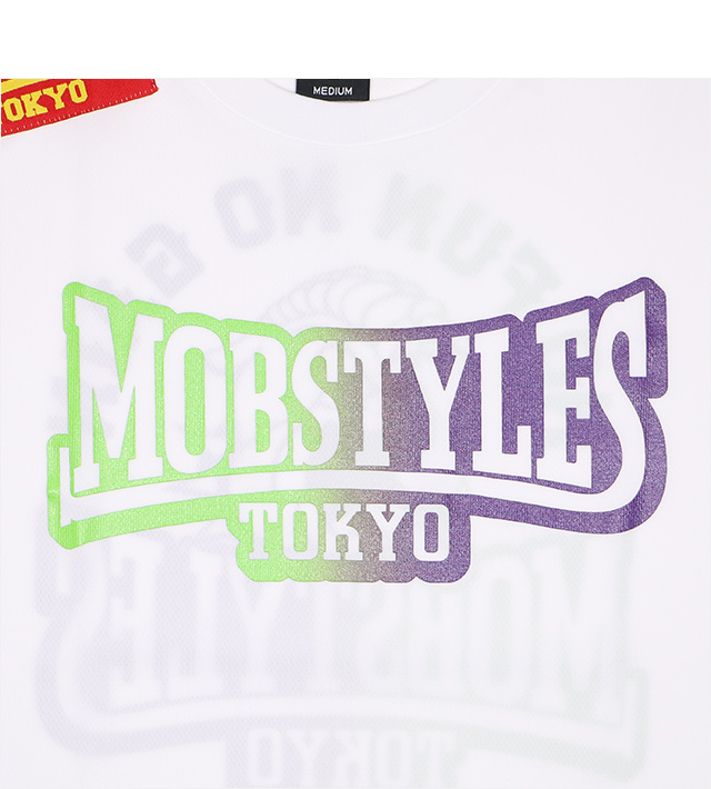 モブスタイルス) MOBSTYLES LOGO DRY TEE W (SS:TEE)(COLOR:WH