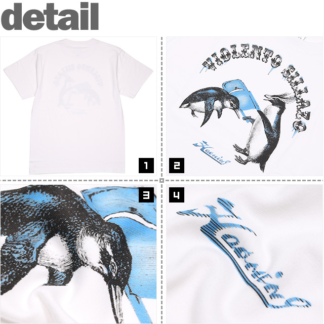 ハオミン) HAOMING×ANIMAL PENGUIN TEE (SS:TEE)(1710-13-WH) T