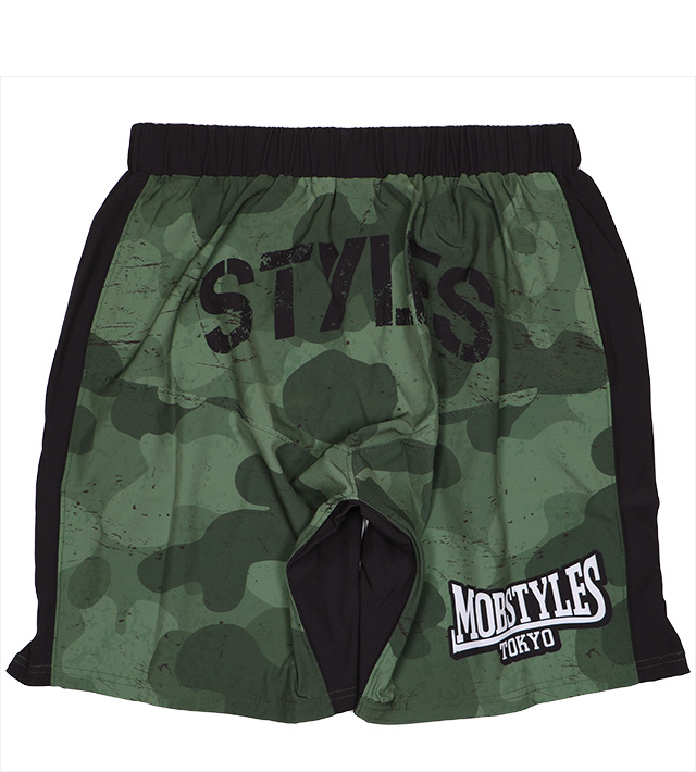モブスタイルス) MOBSTYLES MOSH PANTS ARMY GREEN ZIPポケット