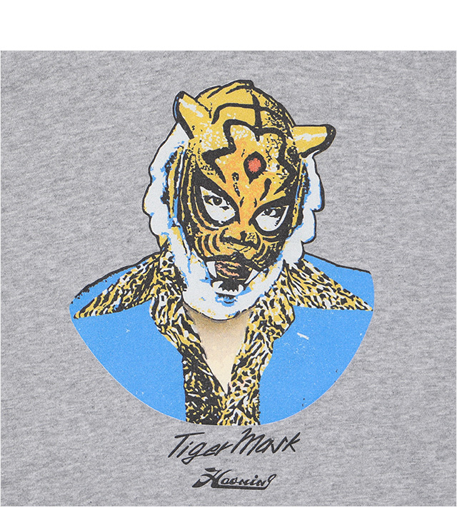 ハオミン) HAOMING×TIGER MASK HOODIE (HOODED)(230-12-GR