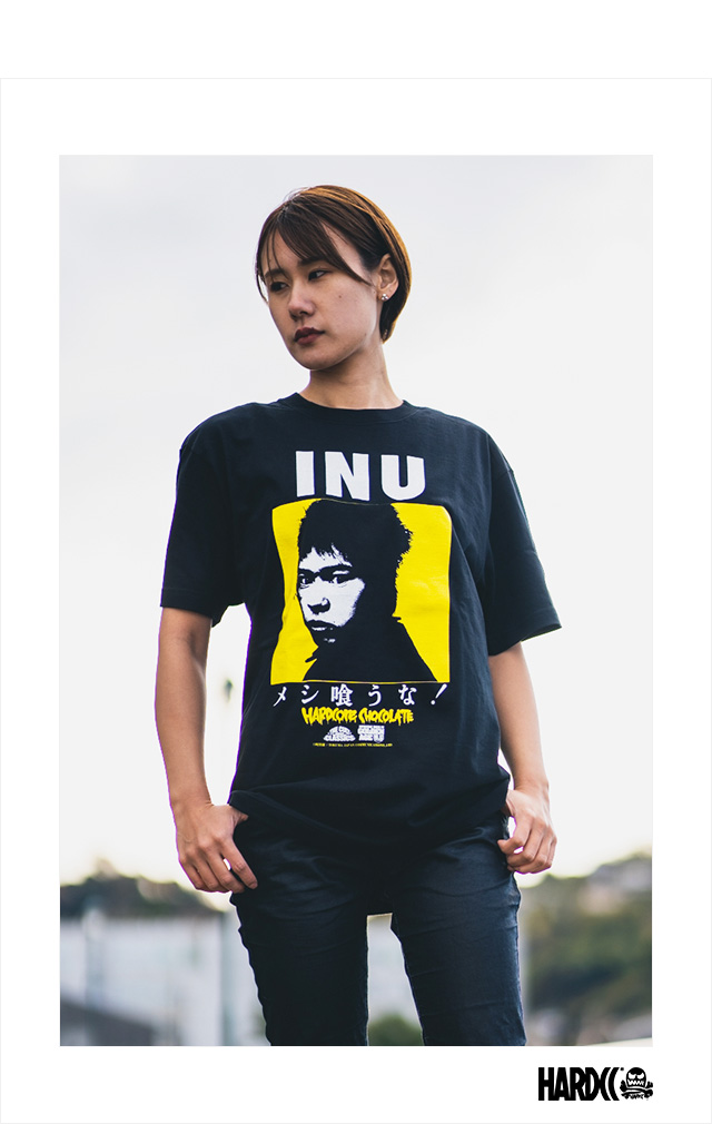☆メシ喰うな INU Tシャツ 町田町蔵 PUNK パンク バンドTシャツ☆ MLE × INU 