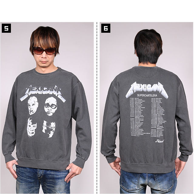 ハオミン) HAOMING MEXICANA CREW SWEAT (CREW)(230-32-SU