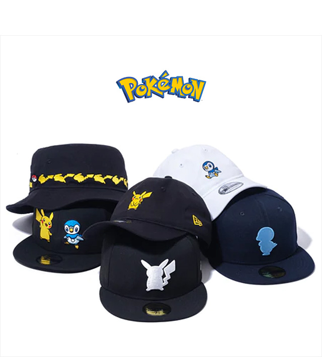 (ニューエラ) NEWERA Youth 9FIFTY POKEMON TPC PIKACHU ポケモン ブラック  (CAP)(12884752-BK) キッズ 子供用 キャップ 帽子 国内正規品