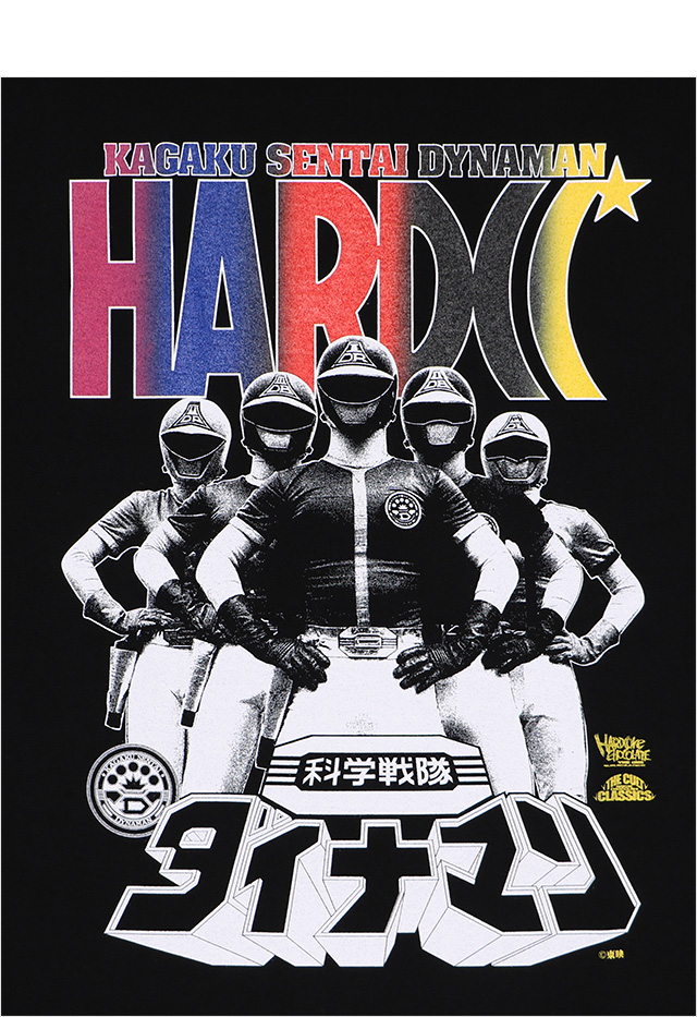 ハードコアチョコレート Tシャツ イナズマン 廃盤品 コアチョコ サイズL ハードコアチョコレート 超電子バイオマン（ [ハードコアチョコレート] 超電子バイオマン（バイオ星ブラック）