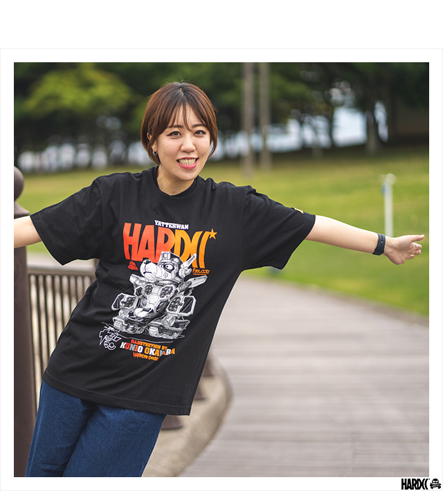 ダーリッチ ☆ ハートキーフェードビッグTシャツ ラスト1点  