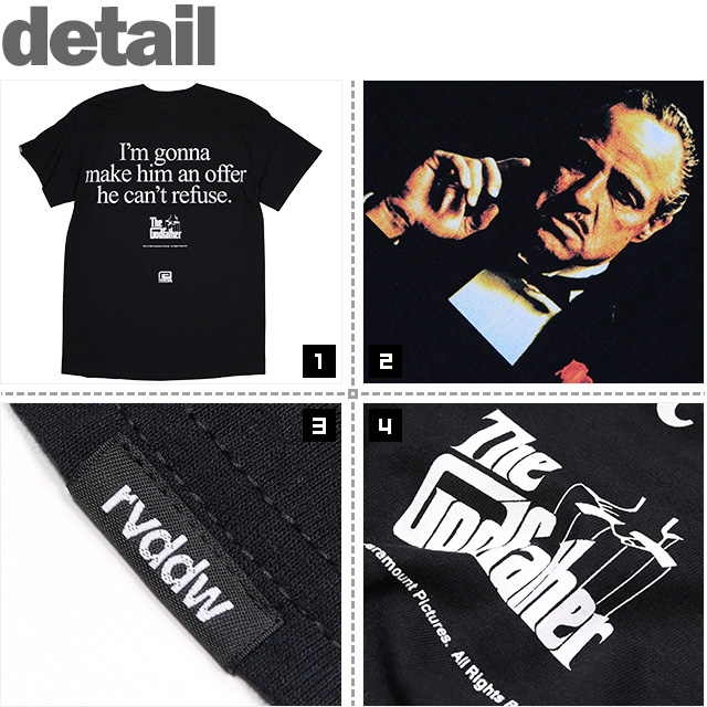 リバーサル) reversal The Godfather rvddw Don Corleone TEE