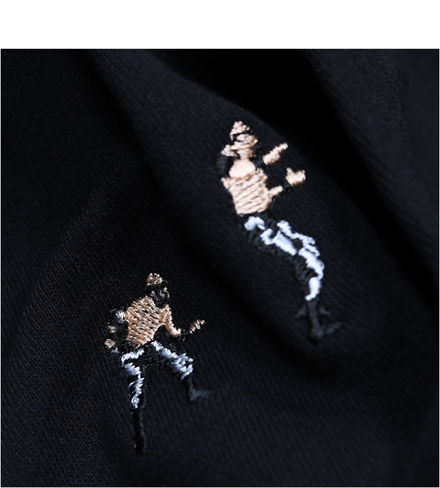 ハオミン) HAOMING×武藤敬司 SHINING WIZARD HOODIE (ZIP HOOD)(410-33-BK) スウェット パーカー  プルオーバー 武藤敬司 ザ・グレート・ムタ レジェンドレスラー プロレス 国内正規品
