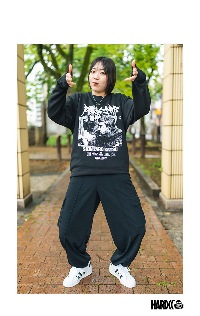 ハードコアチョコレート) HARDCORE CHOCOLATE 勝新太郎 RAWスウェット