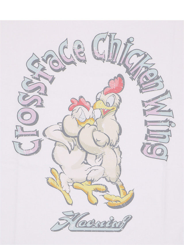 ハオミン) HAOMING×ANIMAL CROSSFACE CHICKEN WING SS TEE (SS