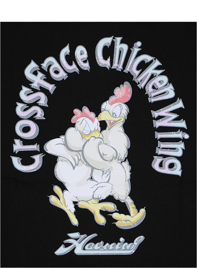 ハオミン) HAOMING×ANIMAL CROSSFACE CHICKEN WING SS TEE (SS ハオミン) HAOMING×ANIMAL CROSSFACE CHICKEN WING SS TEE (SS