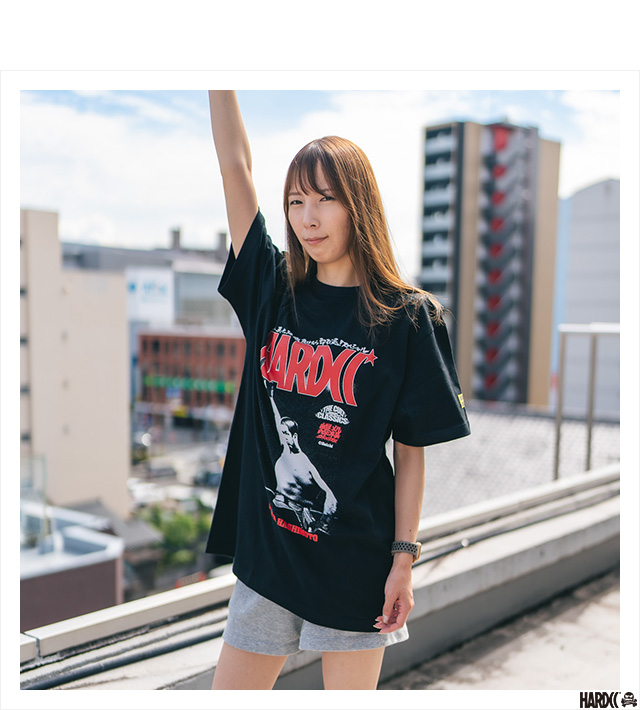 ハードコアチョコレート XXL プロレス Tシャツ 未使用 WI☆NG 黒 横浜銀蝿（ぶっちぎりブラック） ハードコアチョコレート