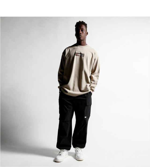 リバーサル) reversal NYLON WIDE CARGO PANTS (LS:PANTS