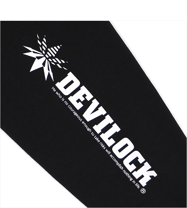 デビロック) DEVILOCK THREE LOGO SWEAT (CREW)(DVLCKSS-11F-BK