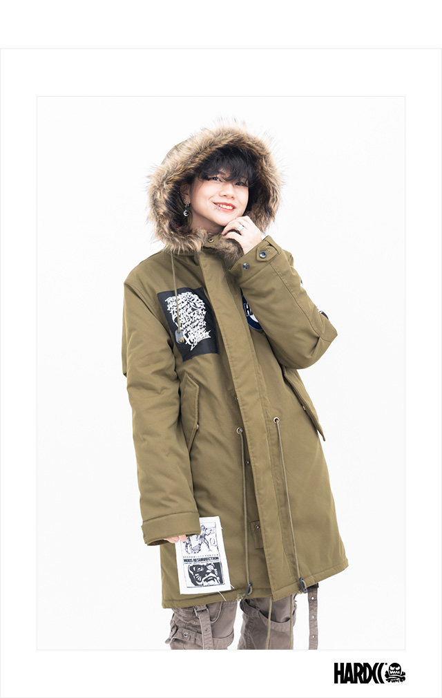 (ハードコアチョコレート) HARDCORE CHOCOLATE M-51 HARDCCモッズコート -2023AW-  (オリーブ)(JACKET)(HGCC-2091-OL) ジャケット アウター 国内正規品