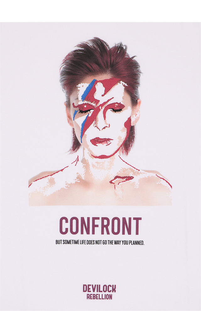 デビロック) DEVILOCK CONFRONT TEE (SS:TEE)(DVLCKSS-26-WH) T