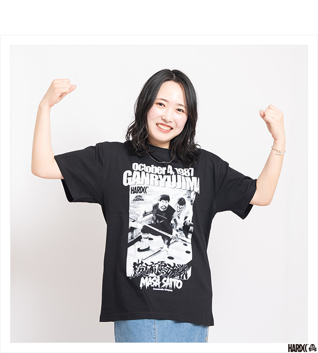 ETERNALB ハードコア Tシャツ Lサイズ ハードコアチョコレート) HARDCORE CHOCOLATE マサ斎藤 巌流島決戦