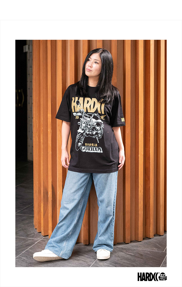 オグオグ　ホンダ ゴリラ Tシャツ ハードコアチョコレート バイク 本田 ハードコアチョコレート) HARDCORE CHOCOLATE ゴリラ (9L